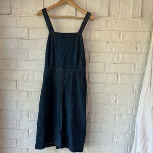 Universal Thread Jean Pinafore style Dress with pockets size 16 XL cross over